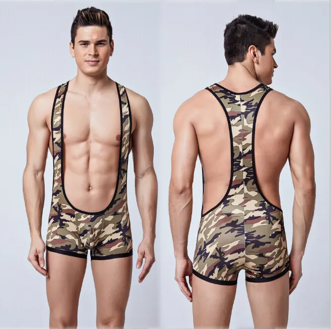 Homens Sexy Camuflagem Tops Hot Venda Musle Homem Sexy Vest Sports Underwear