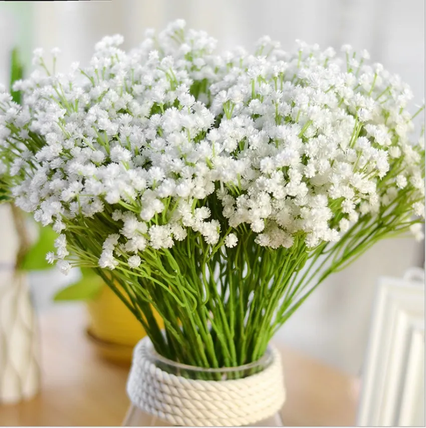 Gypsophila soie souffle de bébé artificielle fausses fleurs en soie plante maison fête de mariage décoration de la maison livraison gratuite