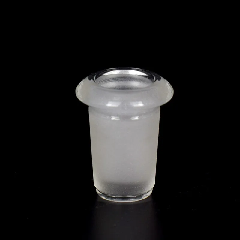 Uppgradera din vattenpipa bong med en klar 18 mm till 14 mm glasfilteradapter - Inkluderar plastkeckklipp för enkel användning