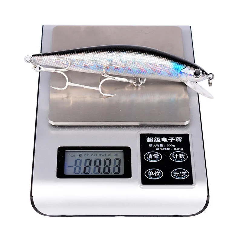 Marca classica addomina ad ABS in plastica di plastica laser esca 2 ganci bkb 145 cm 25 g di peschere d'acqua salata di crank -wobbler Lure4181143