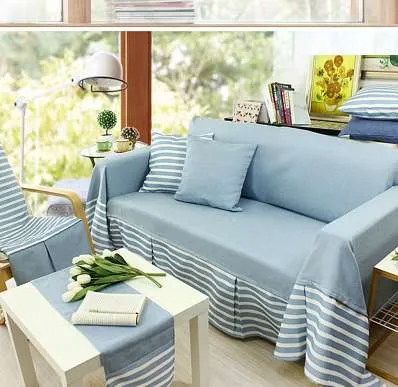 Cotton sofa sales cover 3 seater