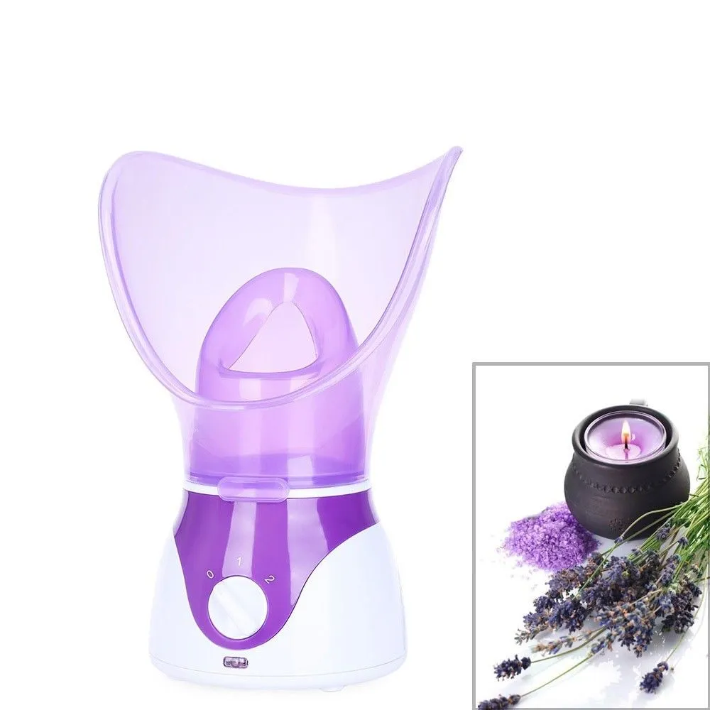 Rosto de Limpeza Profunda beleza Facial Steaming Dispositivo Steamer Máquina Ferramenta Cuidados Novo # R78