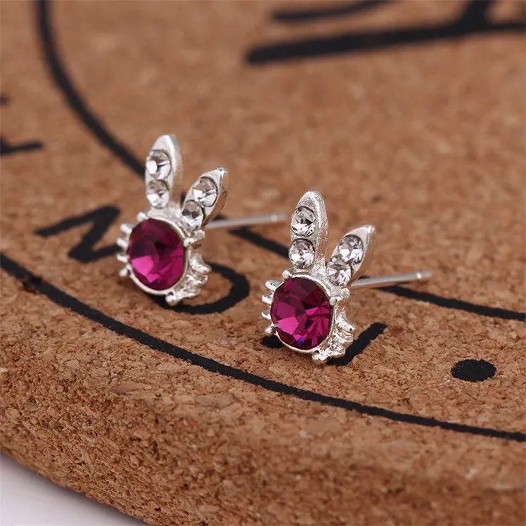 Women's Fashion Star Moon Rhinestone Stud Earrings Pentagram Stars Studs Earrings Party Decoration Accessories T1C097