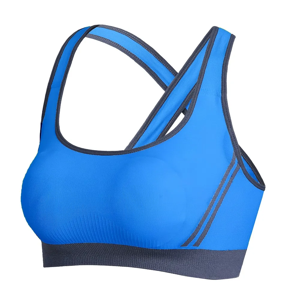 Push Up Padded Yoga Bra For Women Sexy Purple Sports Bra With