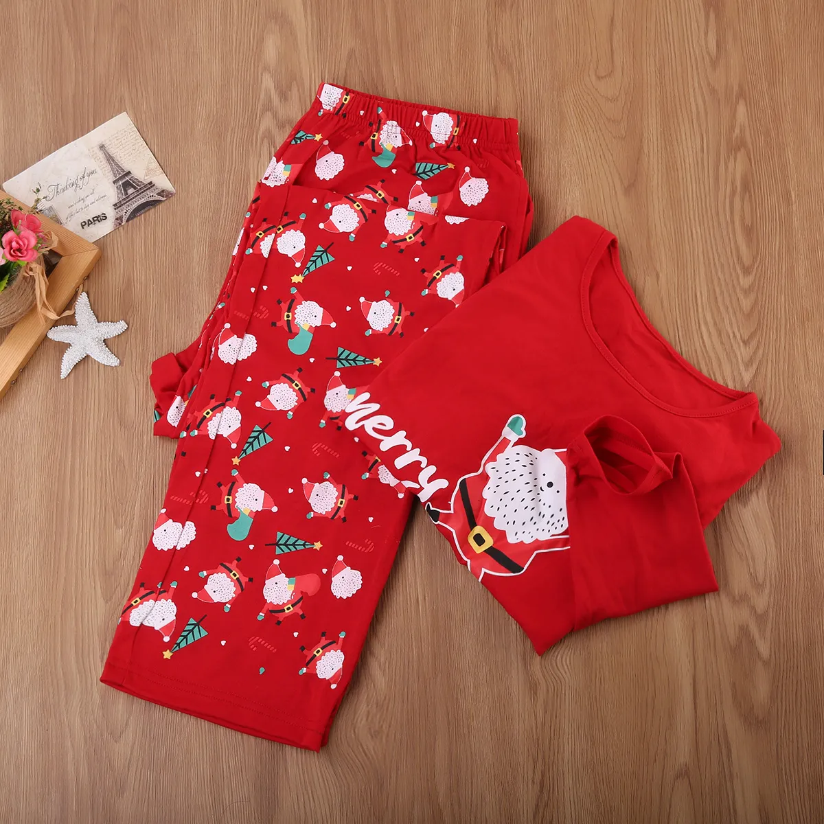 Emmababy Семейное Рождество Пижамы Семьи Соответствующие Наряды Пижамы Рождество Пижамы Пижамы Рождество Семья