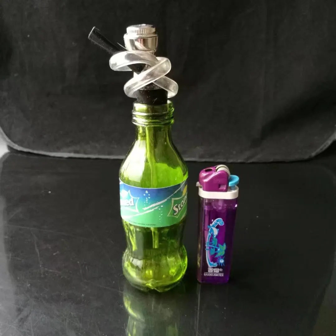 Nowa szklana butelka z wodą hurtową szklane akcesoria Bongs, palenie szklanej rury wodnej, bezpłatna wysyłka