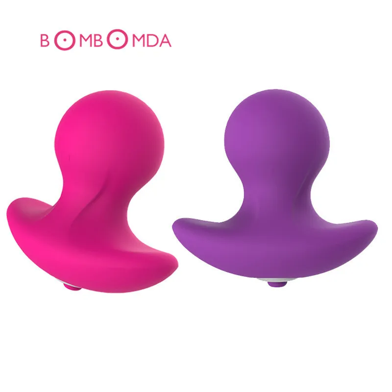 Nova Mini Plug Anal Vibrador Vagina Massagem Única Velocidades À Prova D 'Água Butt Plug Vibrando Brinquedos Adultos Do Sexo Para Homens E Mulheres S19706