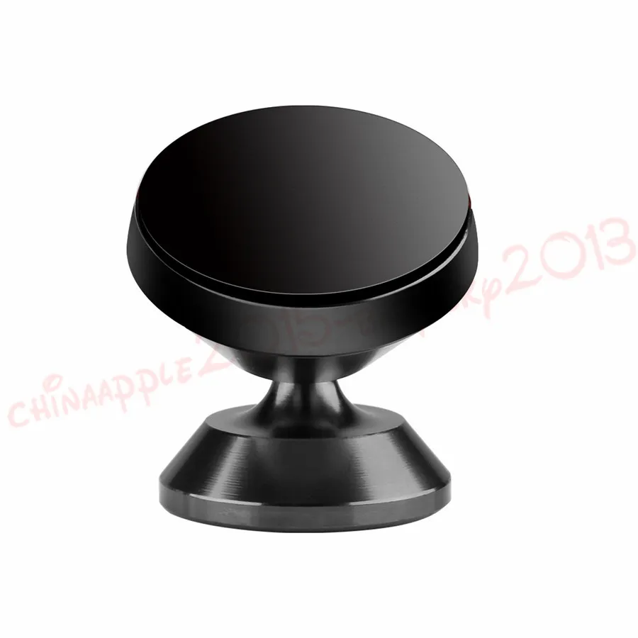 Magnetic Car Mount Holders 360 Degree Alloy Rotation phone Stand holder for iphone 7 8 x samsung s8 s9 gps mp3 with retail box