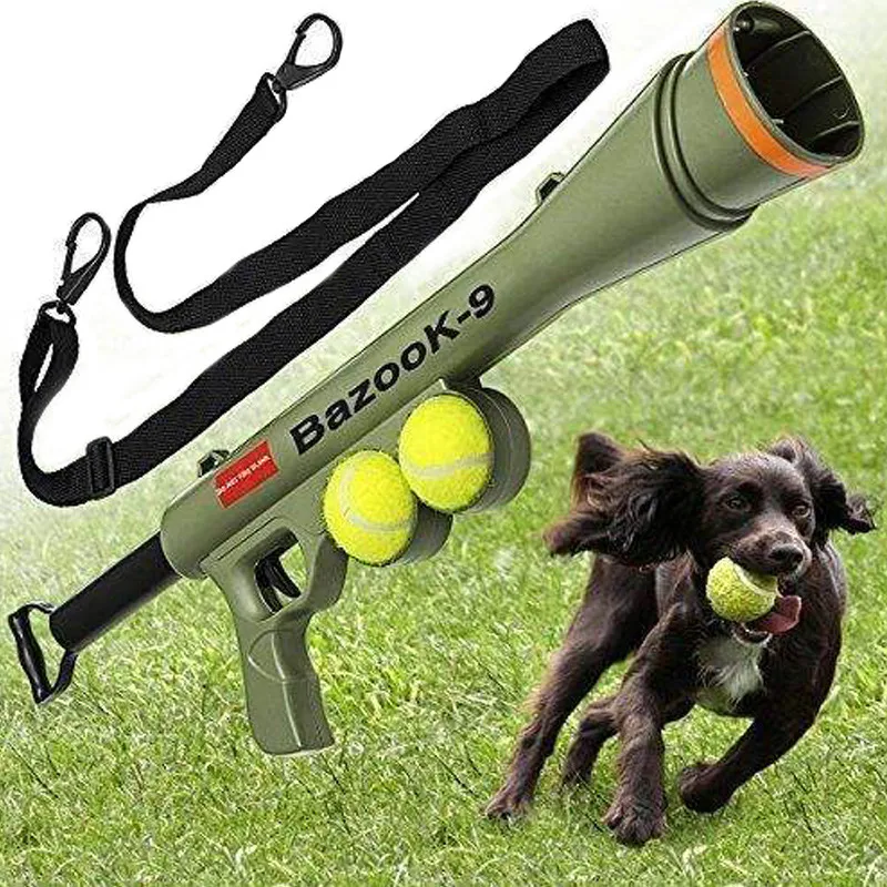 Dog tennis ball launcher discount
