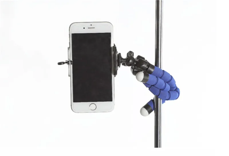 mini elastyczny uchwyt na telefon z kamerą elastyczne ośmiornica statywowy wspornik stojak Uchwyt montaż Monozod Stylowe Akcesoria 5631621