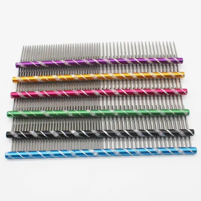 Grooming Tools for Dogs Cheap Dog Brushes Pin Colorful Brush Stainless Steel Dog Comb High Quality Pet Products SML Size2463649