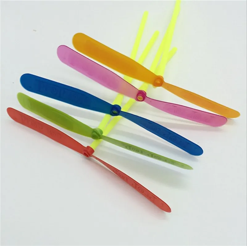 Bamboo Dragonfly Copter Toy Flying Saucer Plastic Outdoor Novelty Children Toys Sports Funny Kids Gift 0 04jx jj