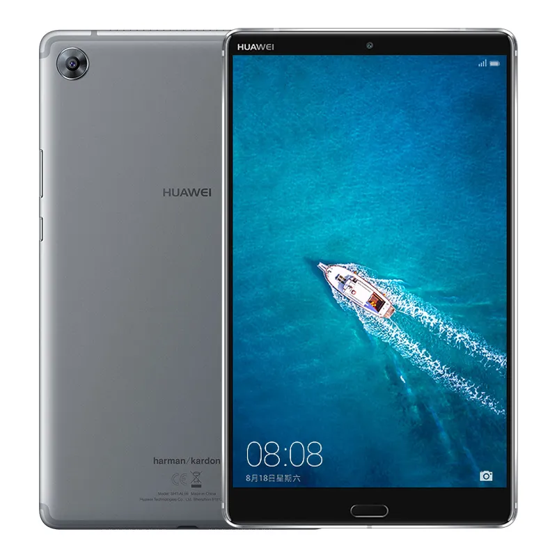 純正Huawei Mediapad M5タブレットPC Kirin 960 Octa Core 4GB RAM 64GB ROM Android 8.4インチ13.0mp指紋表面IDスマートタブレットパッド