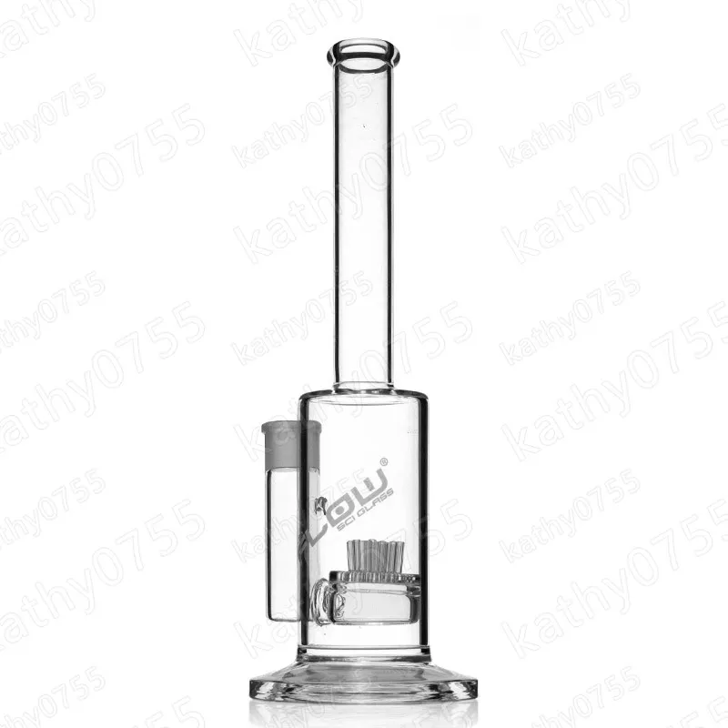 물 파이프 봉 유리 JM Flow Sci 메가 18 스프링클러 Perc Fat Can 물 파이프 봉 18.8mm 암 조인트 15 인치 높이