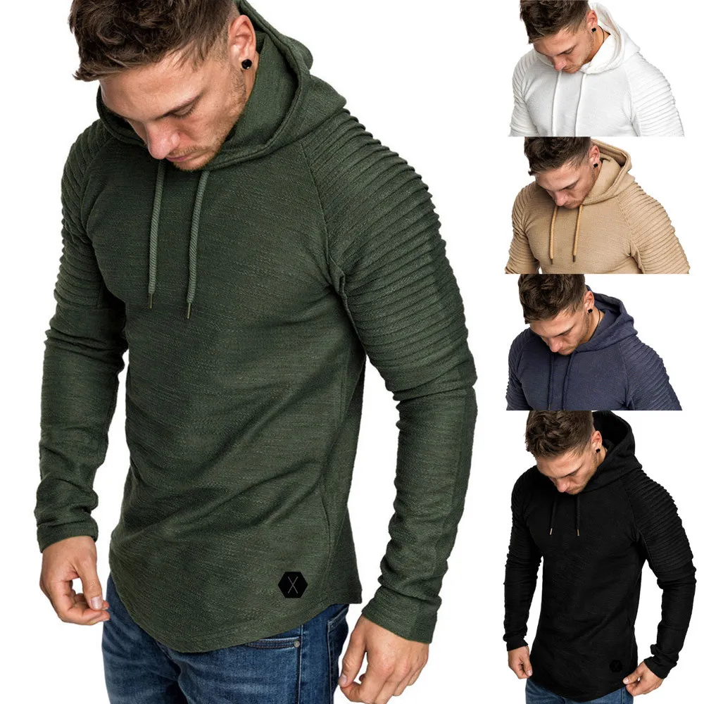 Sweat-shirt à Capuche Homme - Coupe Ample - Coton Doux - Poche Kangourou - Décontracté Polyvalent - 7