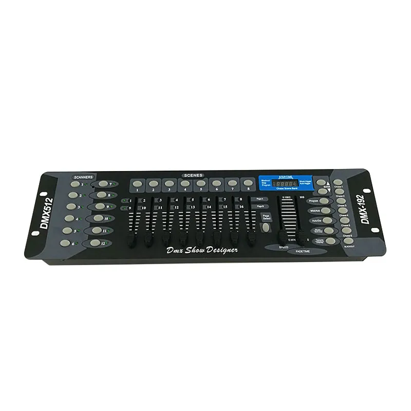 Nowy 192 DMX Controller DJ Sprzęt DMX 512 Oświetlenie sceny konsoli do LED Par Moving Head Spotlights DJ Controlle