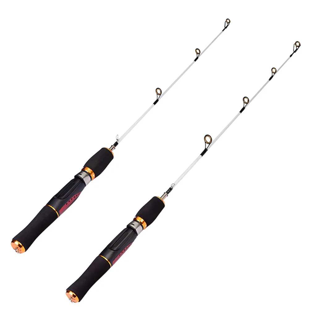 New Winter Fishing FRP Rods Bass Reels 62.5CM 68.5CM Ice Fishing