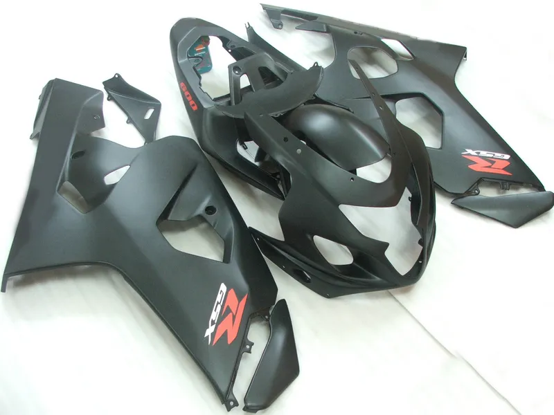 طقم هدية أسود لسوزوكي GSXR600 GSXR750 2004 2005 K4 GSXR 600 750 04 05 fairings set FT77