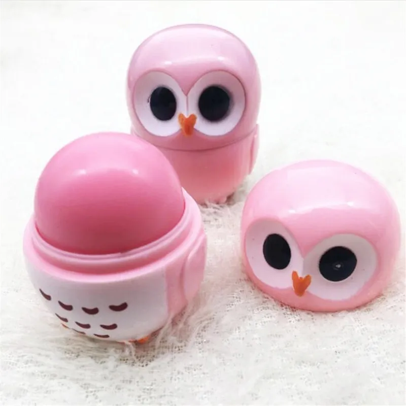 Owl Candy Color Moisturizing Lip Balm Natural Plant Sphere Lip Gloss Lipstick Fruit Embellish Lip Smacker6251818