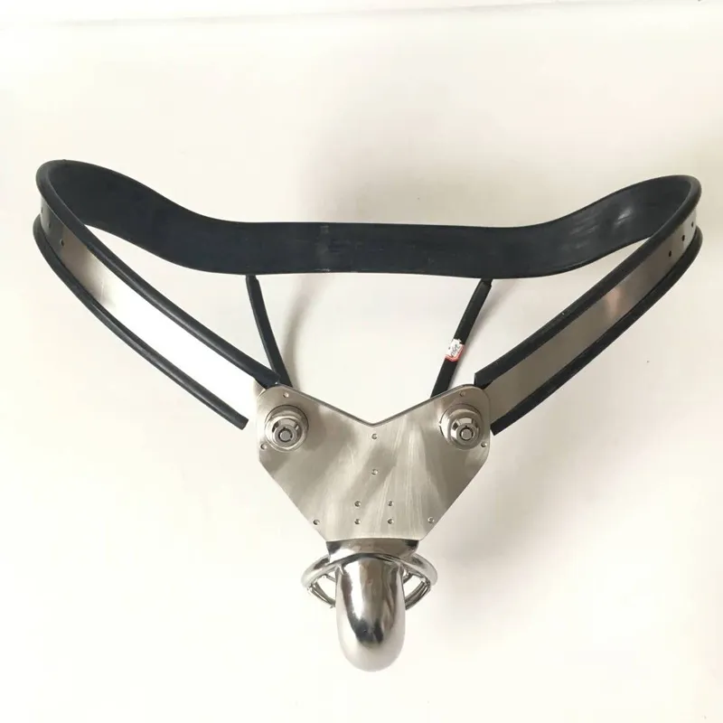 Tainless Steel Male Chastity Belt Large Scrotum Groove Cock Penis Cage BDSM  Sex Toys For Men Device Lock From Dgw168, $85.05