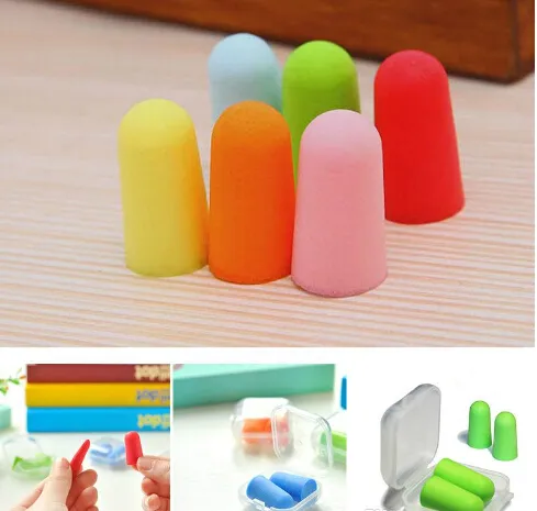 Earplugs Noise Reduction For Travel Sleeping Health Separate boxes Soft Foam Noise Reducer Ear Plugs Travel Sleep Noise Prevention
