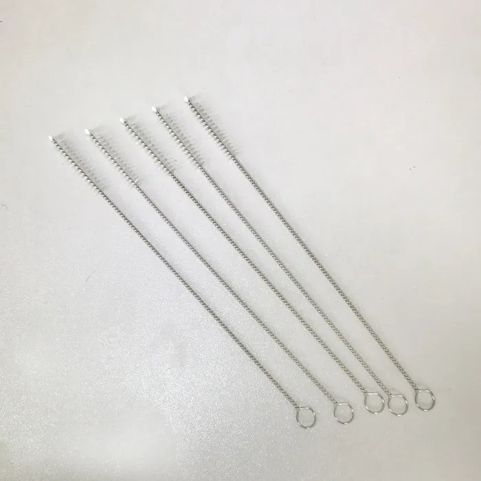 Stainless Steel Nylon Straw Cleaner Cleaning Brush For Drinking PipeTube Baby Bottle Cup Household Cleaning Tools 175 30 5mm DHL H267H