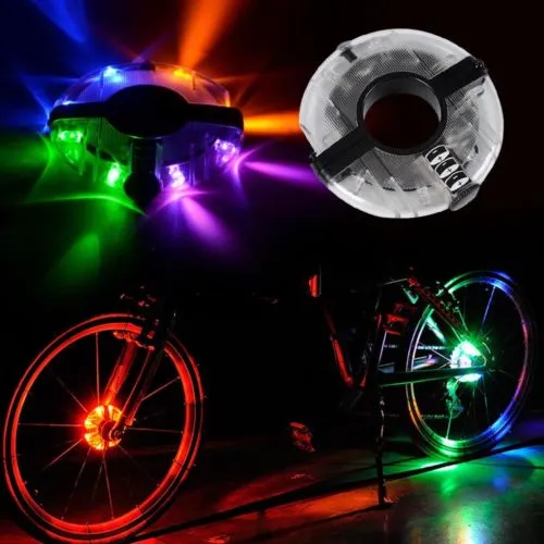 Fahrrad Radfahren LED Rad Speichen Licht Fahrrad Nacht Reiten Warnung Rad Lampe Wasserdicht Radfahren Naben Licht Fahrrad Vorne/Rück licht