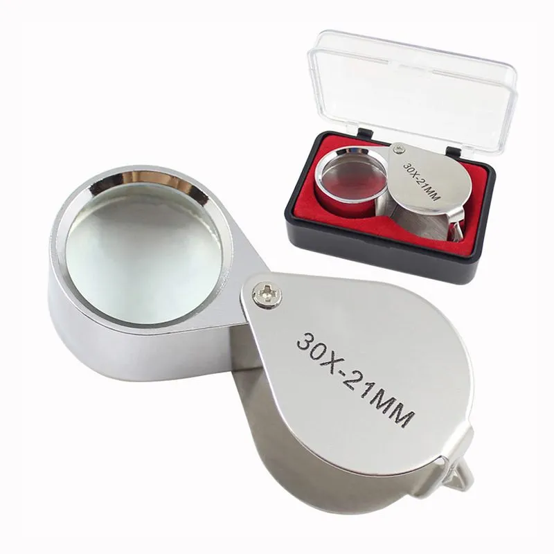 Jewelers Eye Loupes Portable Mini 30x21mm Jewelers Magnifier Eye Loupe
