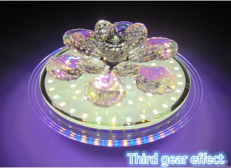 New Round LED third gear change crystal aisle lights modern entrance corridor home lighting