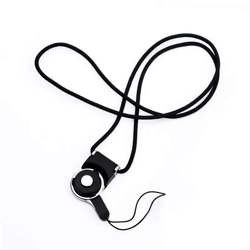 Draaibare afneembare nekriem afneembare ring Lanyard opknoping charmante charmes voor mobiele telefoon MP3 MP4 Flash drives ID-kaarten houder