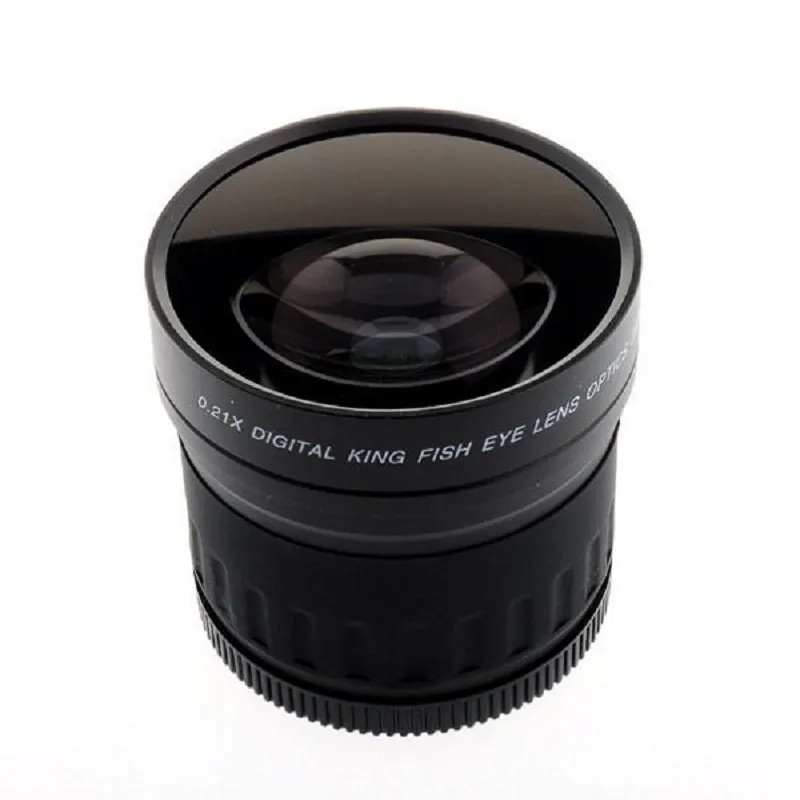 58mm 0.21x Balık Gözü Lens balıkgözü Canon 750D 700D 650D ve Nikon Sony FUJI Kamera ile 58mm UV Filtre Lens Konu