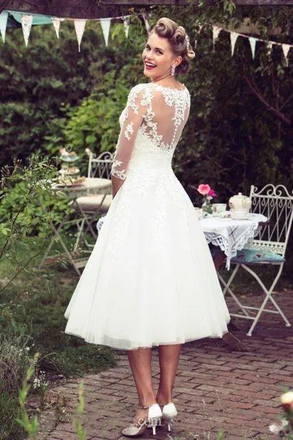 50s style wedding dress