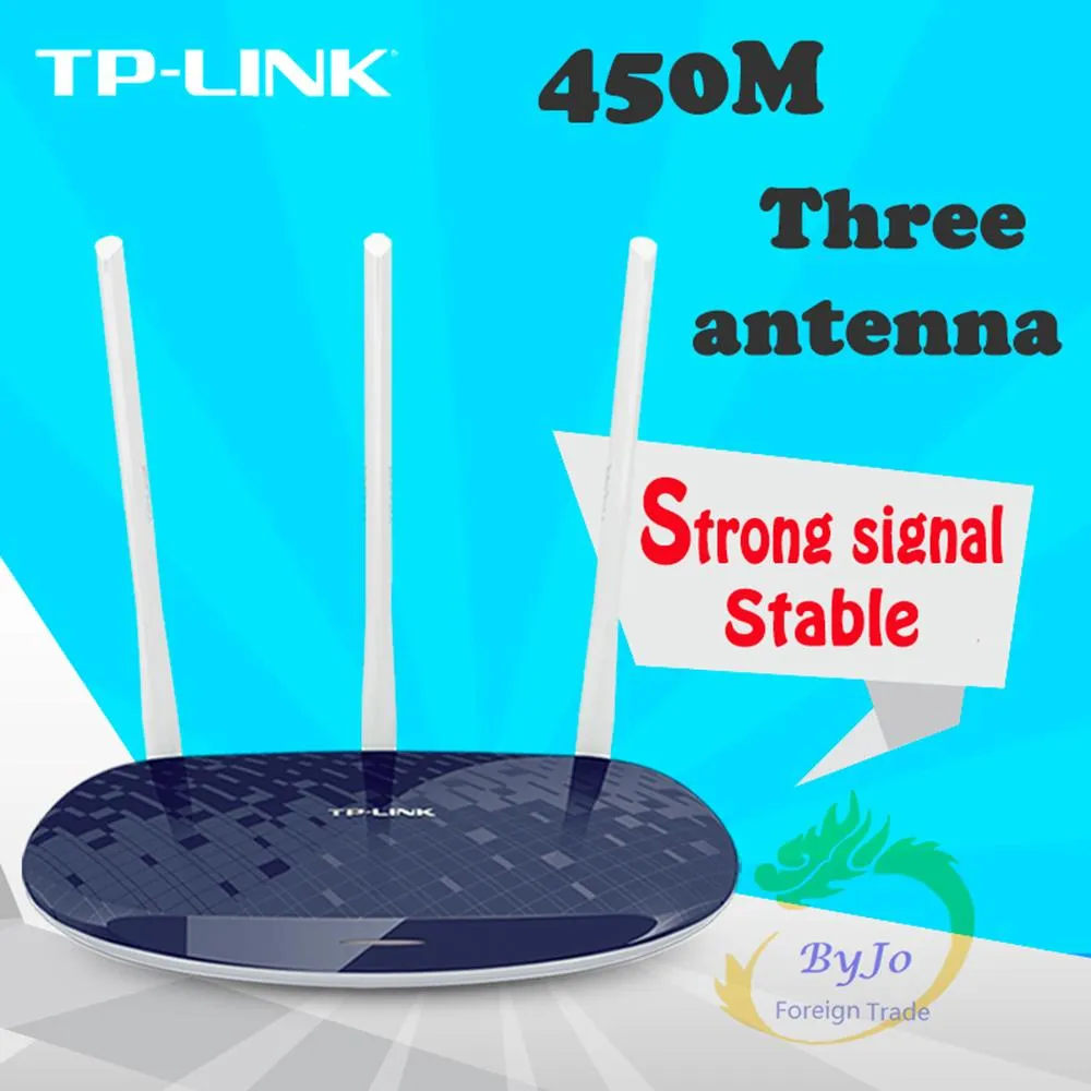 TP-Link Wireless Trouter 450m True 3 الهوائيات المنزلية TL-WR886N WIFI دعم تشغيل تطبيق الجوال عالية التردد شريحة مرارة بسيطة سهل الاستخدام سهل الاستخدام