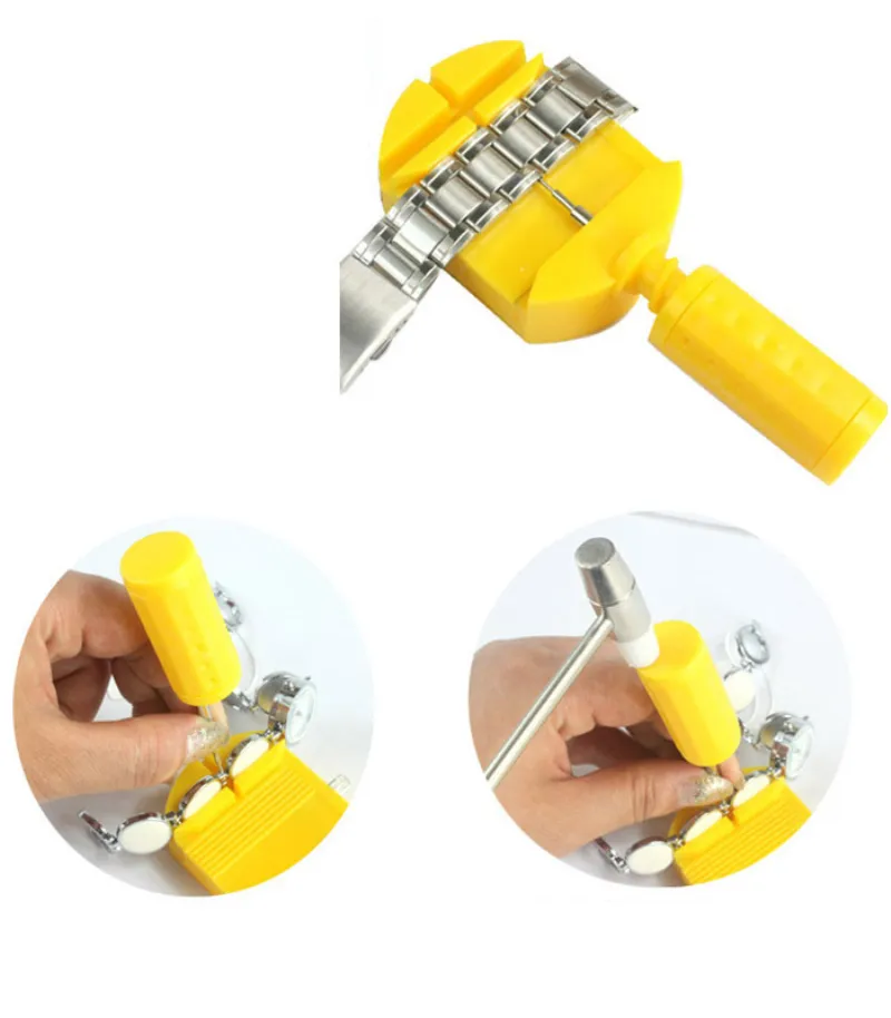 Watch Link for Band Slit Strap Bracelet Chain Pin Remover Adjuster Repair Tool Kit Remove the Watches tools Accessories