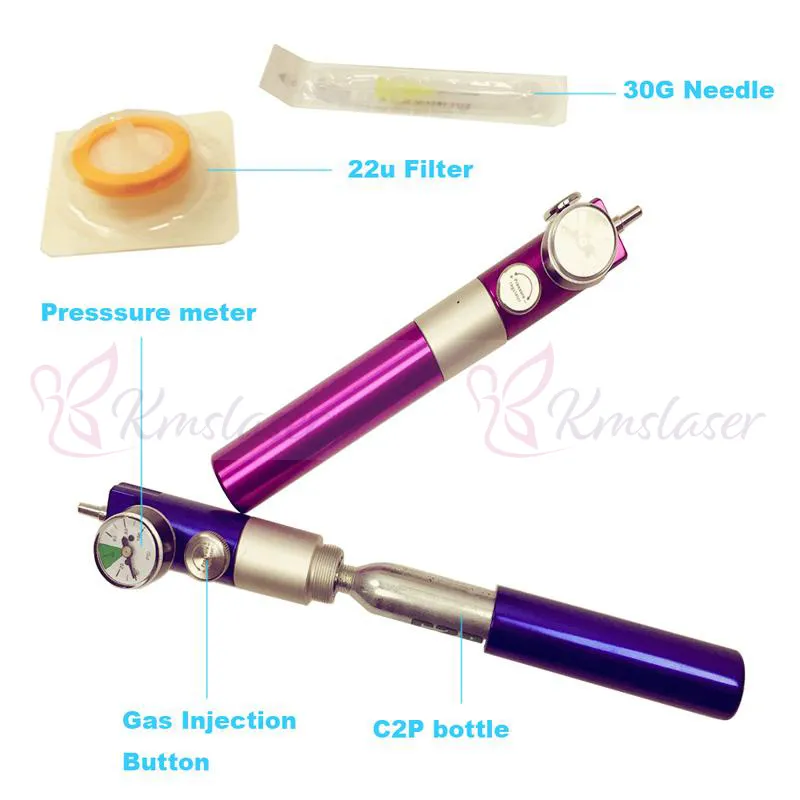 NEW CDT carboxytherapy pen C2P Skin breath for facial treatment