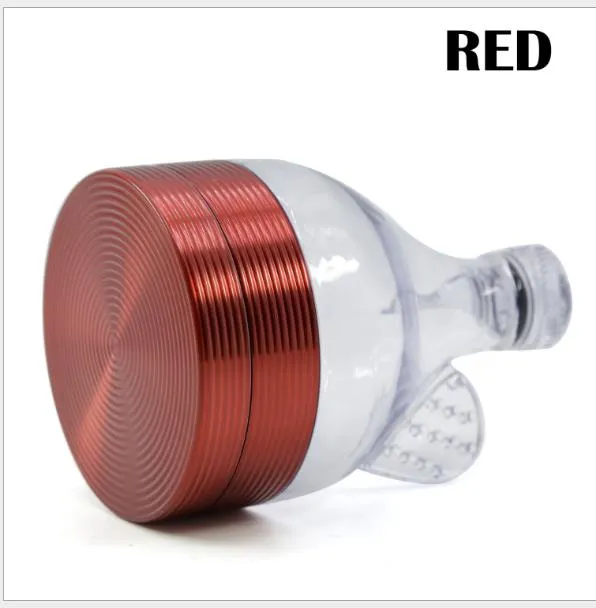 Diameter 63MM Zinc Alloy New 5-color Thread Funnel-shaped Three-tier Broken Cigarette Smoke Device