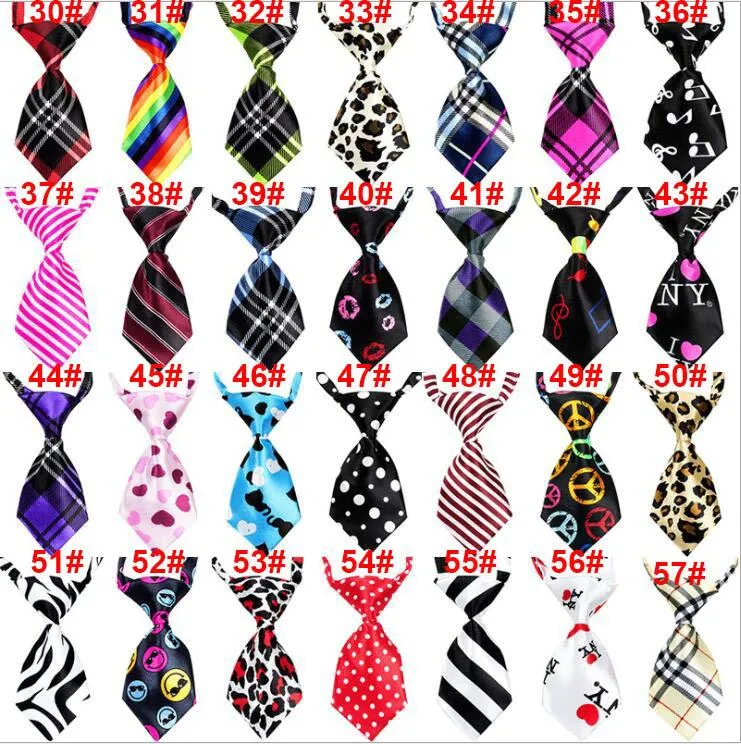 Handmade dog tie adjustable dog cat four seasons can be used cute tie, pet tie, all colors