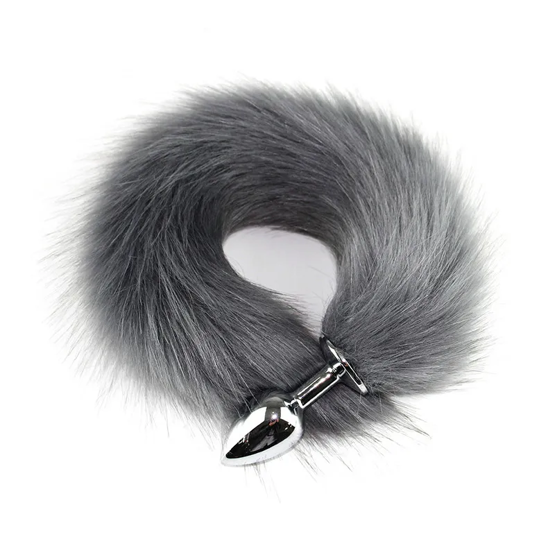 1ope Metal Anal Plug With Long Fox Tail Animal... From Lizhang01, $7.3