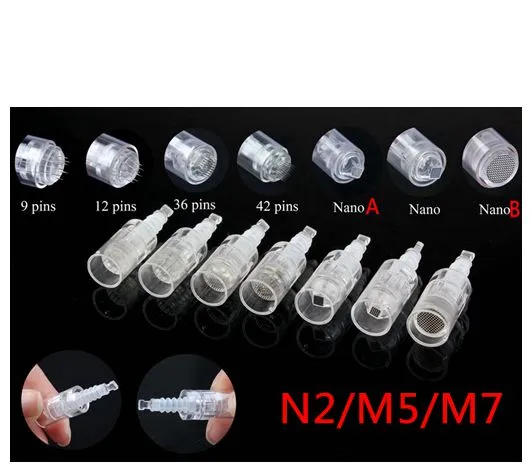 1 /3 /5 /7/ 9/ 12/ 36/ 42 pins / Needle Cartridge For Dermapen Auto Microneedling Electric Derma Pen Dr .pen M5/M7