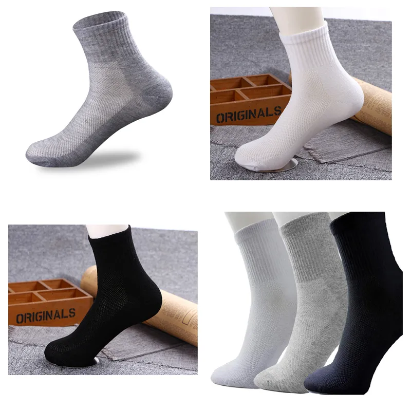 HOT Men Athletic Socks Sport Basketball Long Cotton Socks Male Spring Summer Running Cool Soild Mesh Socks For All Size Fre From 0 66 DHgate