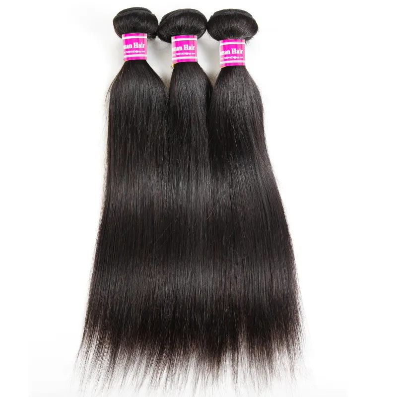 Billiga Brasilianska Virgin Hair Silky Rak Human Hair Weave Buntar 8A Grade Rå Peruanska Indiska Malaysiska Virgin Hair Extensions Wefts