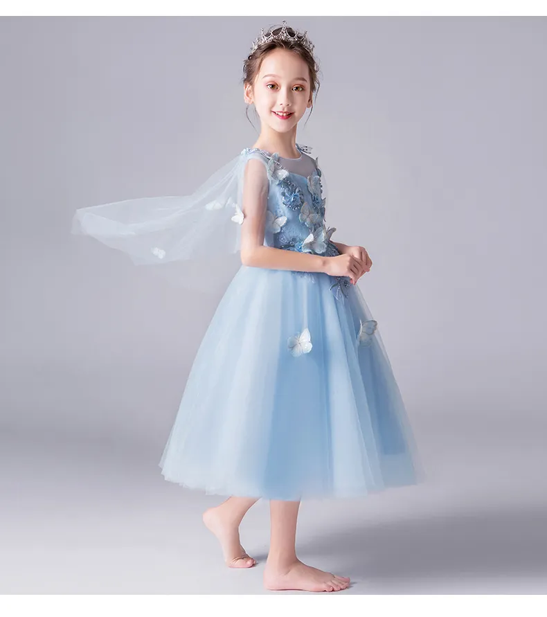 sachin and babi light blue dress Zapakasa Women Sky Blue Wedding Guest Dress A Line Chiffon Pleated Ruffle  Sleeves Floor Length Bridesmaid Dress with Slit