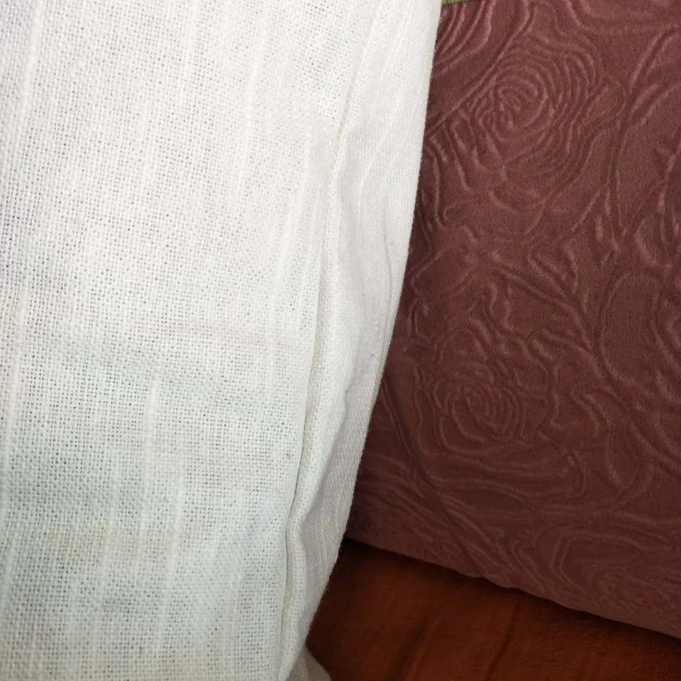 Federa cuscino in puro ramiè avorio naturale tinta unita con zip nascosta copertura del cuscino in ramiè bianco con stampa fai-da-te ship7673856