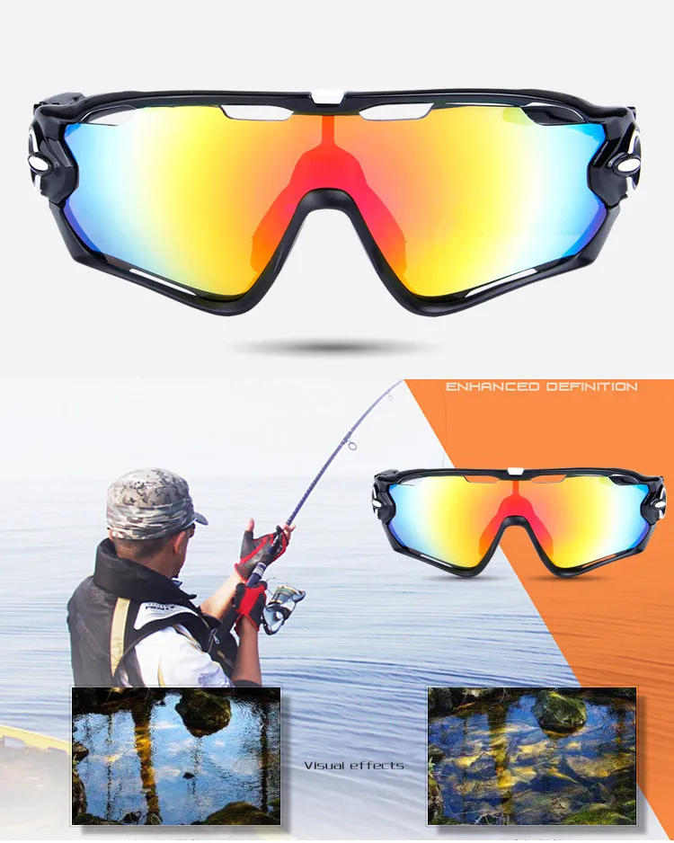 Polarized Sports Glasses Bike Sunglasses for Men Women Youth Cycling Running Driving Fishing Golf Baseball Military Motorcycle Fishing