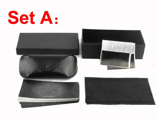 Zonnebril retail pakketten met doos, zaak, doek, goede kwaliteit Fabriek prijs retail box pakketten voor merk zonnebril