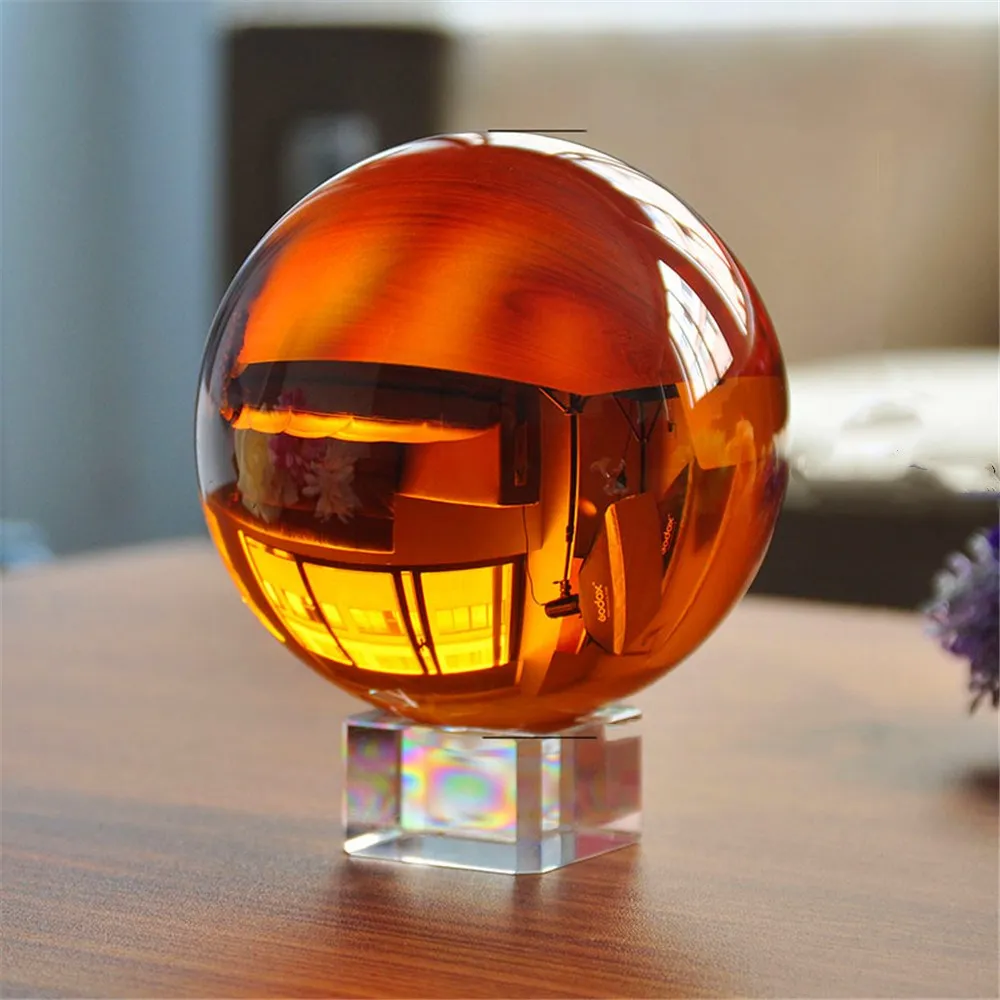 60mm Naturel Couleur Sphère Quartz Cristal Boule En Verre Boule De Mode Artisanat Pour La Maison De Mariage Décoration Cadeaux