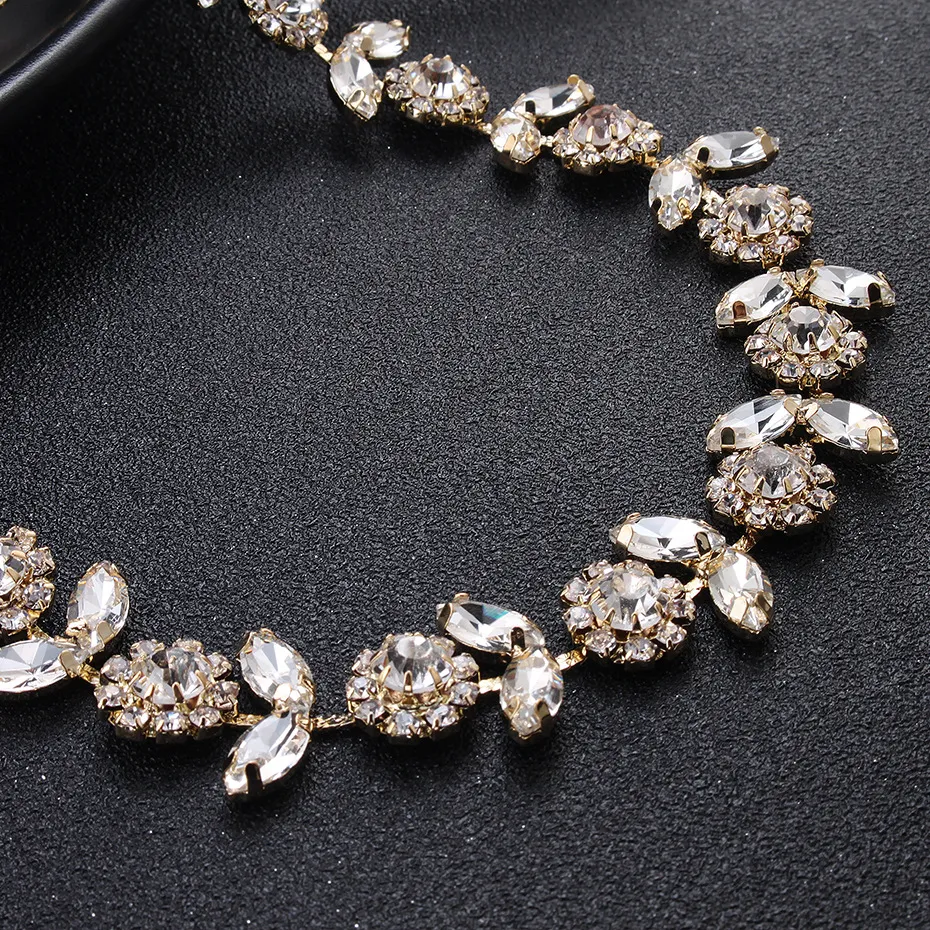 luxe Bruiloft Sjerpen Bruidsriem 2019 mode Strass versiering Voor Bruiloft Gala Feest Avondjurk accessoires Riem 100 han1876730