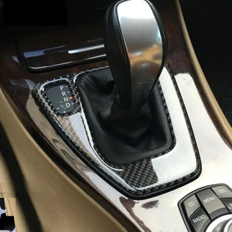 Car Interior Decal Trim 5D Carbon Fiber Trim Vinyl Sticker For BMW E90  2005-2012 