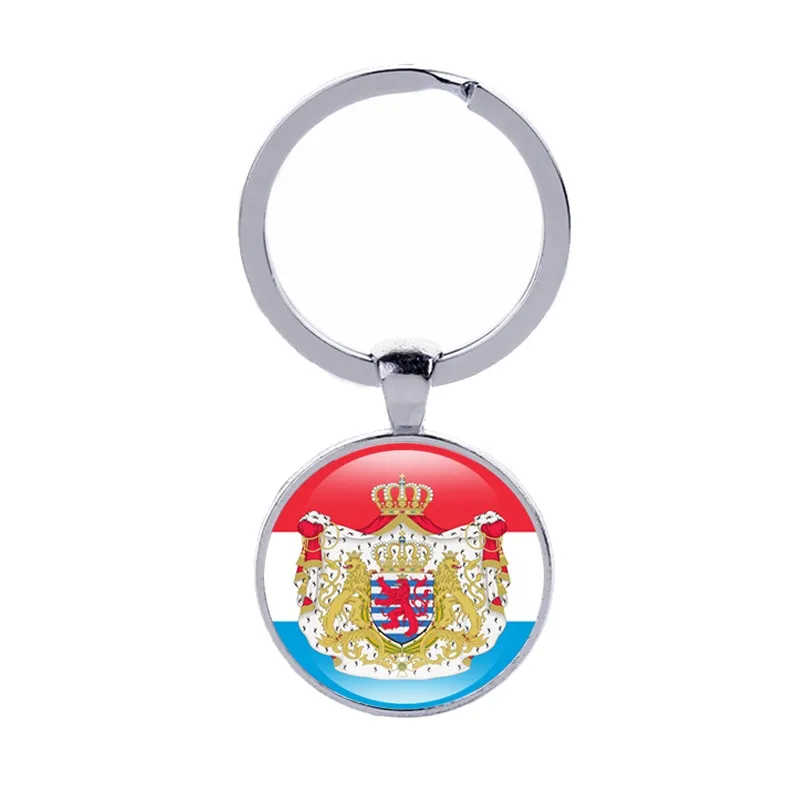 Coat Of Arms Of Keychain Luxembourg Monaco England UK Country Flags Ker