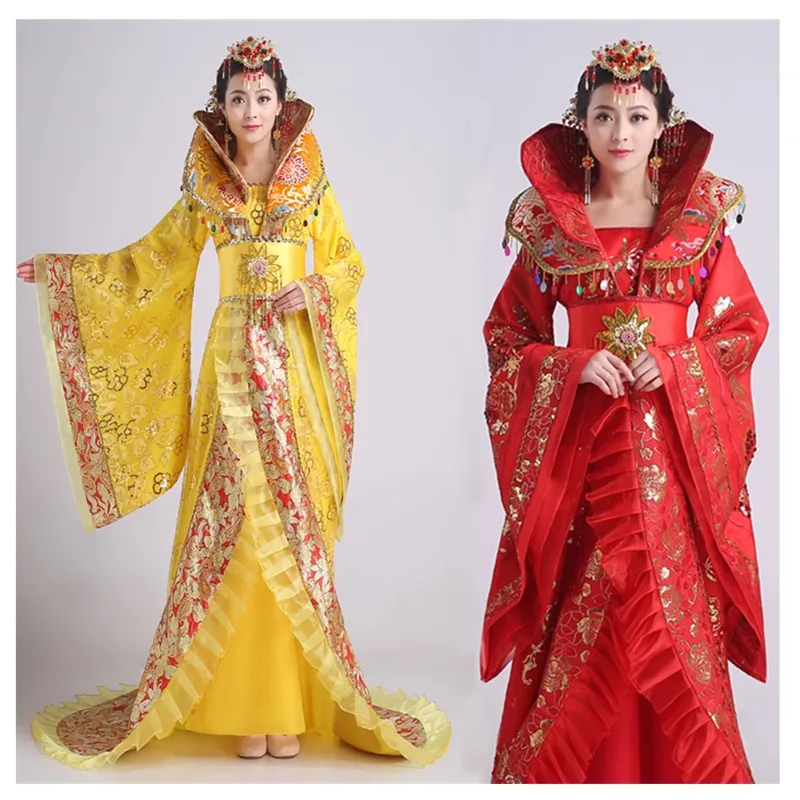 Womens Hanfu Dress Stand Collar Ancient Chinese... From Fleming627, $80.41  | DHgate.Com